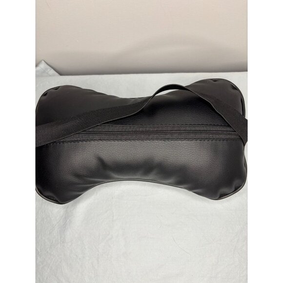 BMW Headrest Pillow Black Embroidered Zipper Elastic - Picture 3 of 3